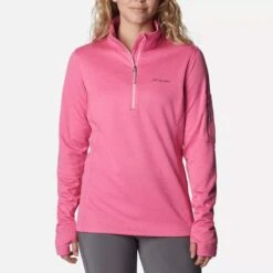 Columbia Women's Park View™ Half Zip Fleece Wild Geranium Heather