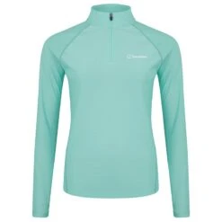 Berghaus Women's 24/7 Half Zip Dusty Jade Green -Puma Shop 4 a001070fy1 y1