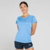 Women's Madison V-Neck T-Shirt Blue / Pink -Puma Shop 4t5a3058