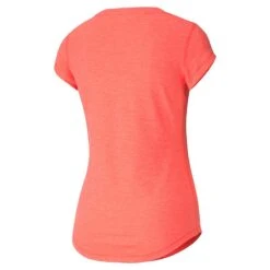 Puma Women's Heather Cat V Neck T-Shirt Ignite Pink -Puma Shop 517147 11 bv