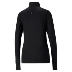 Puma Women's Favourite 1/4 Zip Running Top Black -Puma Shop 520184 01 bv