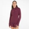 Puma Women's Favourite Quarter Zip Running Top Grape Wine / Deep Orchid 1 Puma Women's Favourite Quarter Zip Running Top Grape Wine / Deep Orchid -Puma Shop 520184 71 mod01