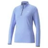 Puma Women's Strong Quarter Zip Top Elektro Purple