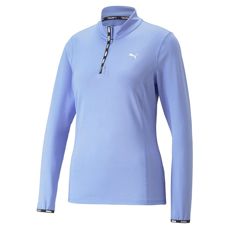 Puma Women's Strong Quarter Zip Top Elektro Purple 3 Puma Women's Strong Quarter Zip Top Elektro Purple