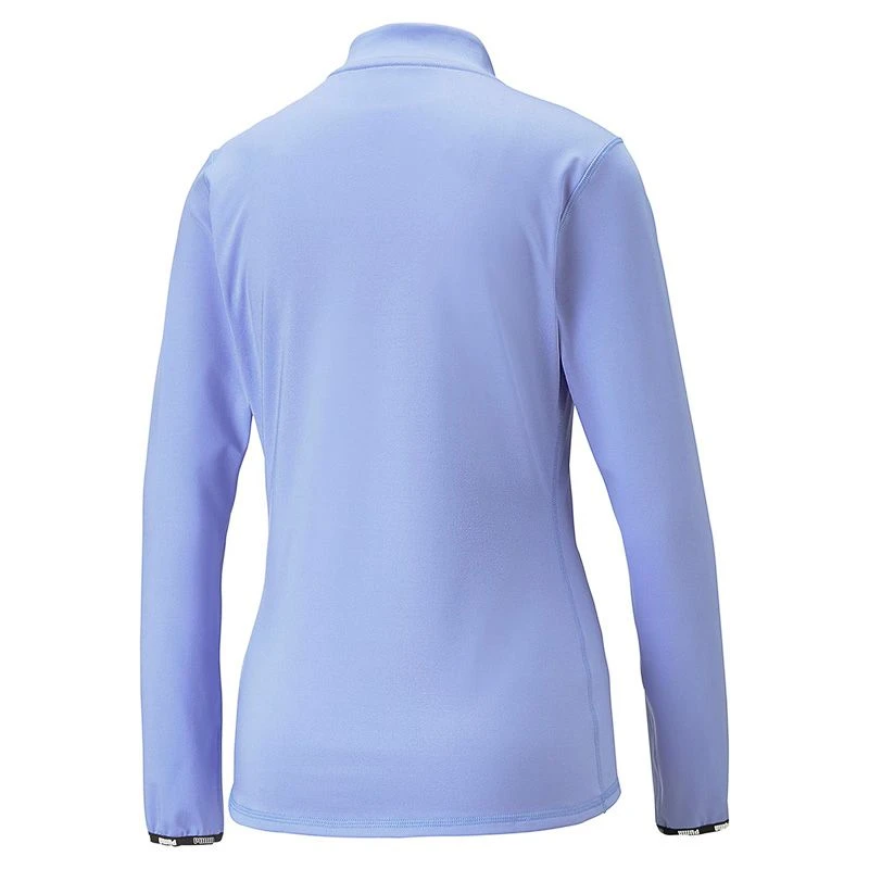 Puma Women's Strong Quarter Zip Top Elektro Purple 4 Puma Women's Strong Quarter Zip Top Elektro Purple - Image 2