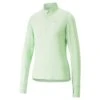 Puma Women's Run Favourite 1/4 Zip Light Mint -Puma Shop 523170 32