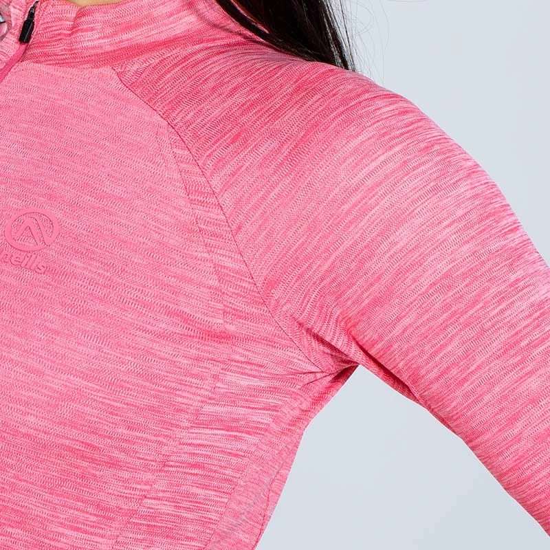 Women's Madison Half Zip Midlayer Top Pink 6 Women's Madison Half Zip Midlayer Top Pink - Image 4