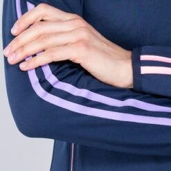 Women's Dolmen Brushed Half Zip Top Marine / Pink / Purple 13 Women's Dolmen Brushed Half Zip Top Marine / Pink / Purple -Puma Shop am3a0795