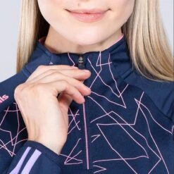 Women's Dolmen Brushed Half Zip Top Marine / Pink / Purple 12 Women's Dolmen Brushed Half Zip Top Marine / Pink / Purple -Puma Shop am3a0796