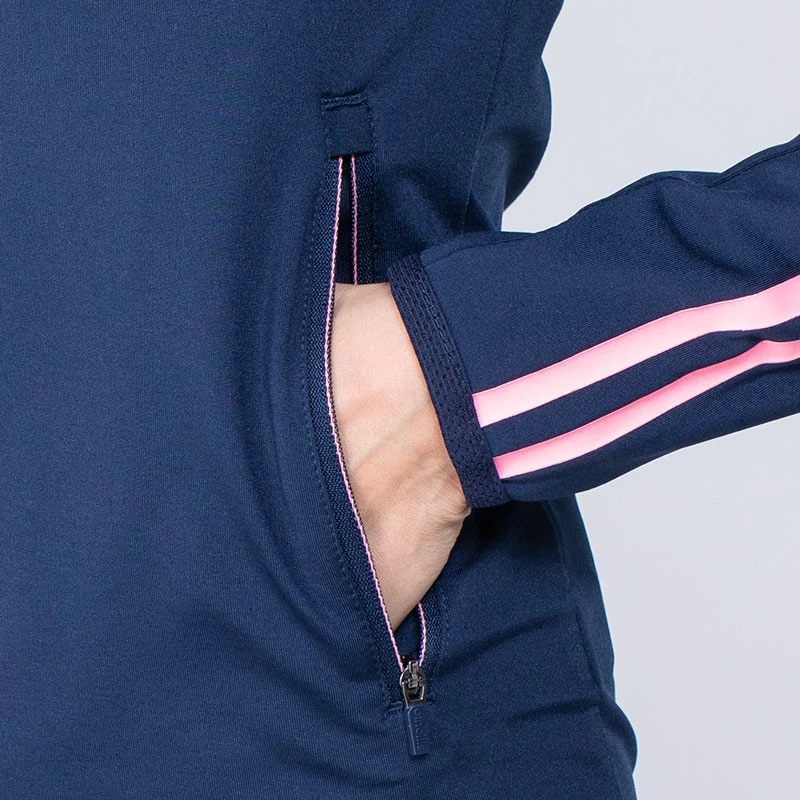 Women's Dolmen Brushed Half Zip Top Marine / Pink / Purple 8 Women's Dolmen Brushed Half Zip Top Marine / Pink / Purple - Image 6