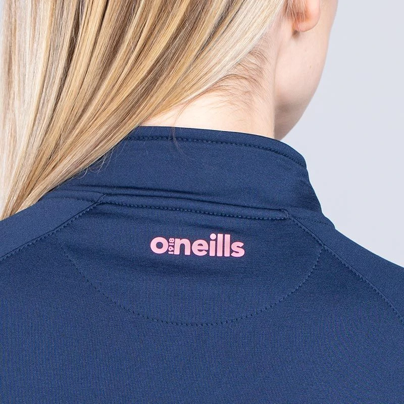 Women's Dolmen Brushed Half Zip Top Marine / Pink / Purple 9 Women's Dolmen Brushed Half Zip Top Marine / Pink / Purple - Image 7