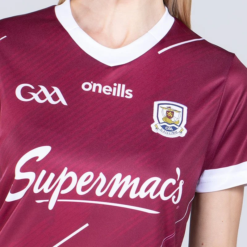 Galway GAA Women's Fit Home Jersey 2023 5 Galway GAA Women's Fit Home Jersey 2023 - Image 3