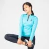 Women's Pluto Brushed Half Zip Top Blue / Dark Grey -Puma Shop am3a0906