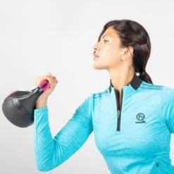 Women's Pluto Brushed Half Zip Top Blue / Dark Grey -Puma Shop am3a0977