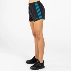 Women's Madison Mourne Shorts Black / Peacock Blue 14 Women's Madison Mourne Shorts Black / Peacock Blue -Puma Shop am3a8790