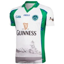 Hampton Roads Hurling Club GAA Player Fit Jersey White / Green