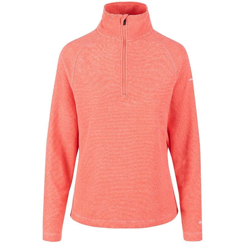 Trespass Women's Half Zip Fleece Peach Blush 3 Trespass Women's Half Zip Fleece Peach Blush