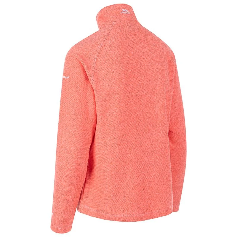 Trespass Women's Half Zip Fleece Peach Blush 4 Trespass Women's Half Zip Fleece Peach Blush - Image 2