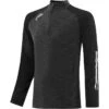 Women's Oslo Brushed Half Zip Top Black / White
