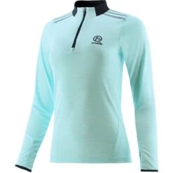 Women's Pluto Half Zip Midlayer Top Green / Marine -Puma Shop plut 064 3 gen gnmex1 wmns p1 1