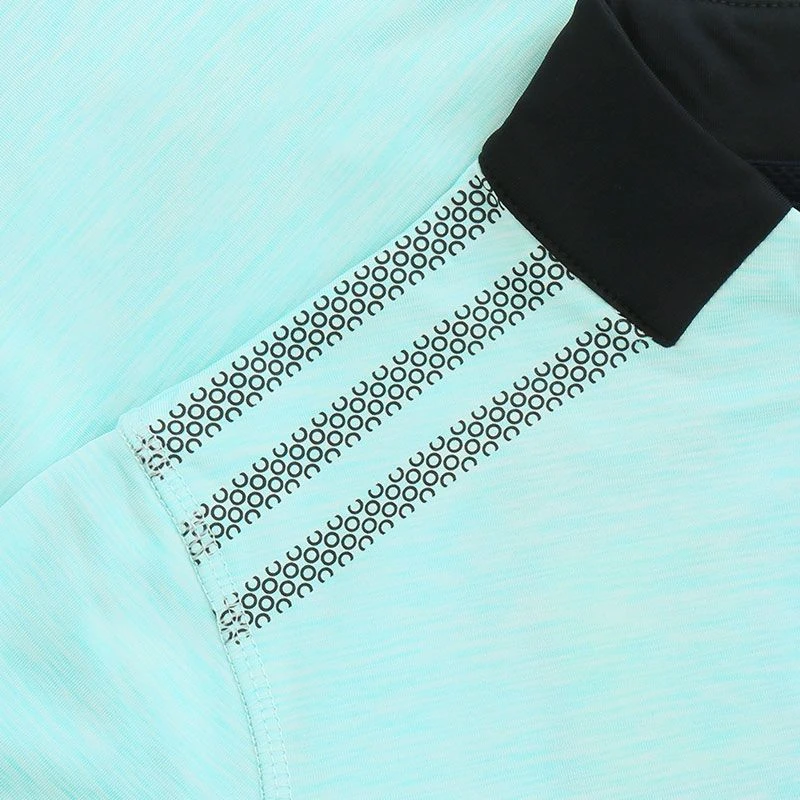 Women's Pluto Brushed Half Zip Top Green / Marine 8 Women's Pluto Brushed Half Zip Top Green / Marine - Image 6