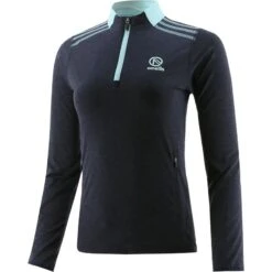 Women's Pluto Brushed Half Zip Top Marine / Green -Puma Shop plut 184 3 gen megnxx wmns p1 1 3