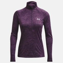 Under Armour Women's UA Tech™ Twist ½ Zip Tux Purple / Retro Purple / Metallic Silver 10 Under Armour Women's UA Tech™ Twist ½ Zip Tux Purple / Retro Purple / Metallic Silver -Puma Shop ps1320128 541 hf