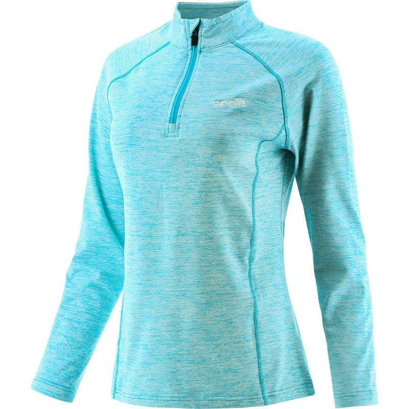 Women’s Renee Half Zip Fleece Blue 4 Women’s Renee Half Zip Fleece Blue - Image 2