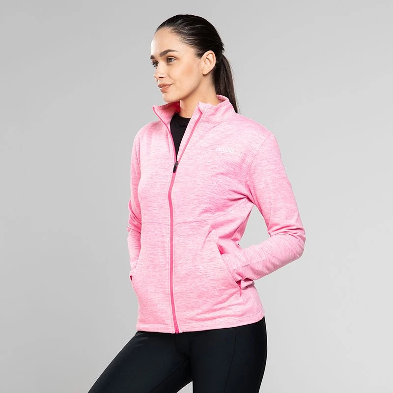 Women's Reece Full Zip Fleece Jacket Pink 3 Women's Reece Full Zip Fleece Jacket Pink