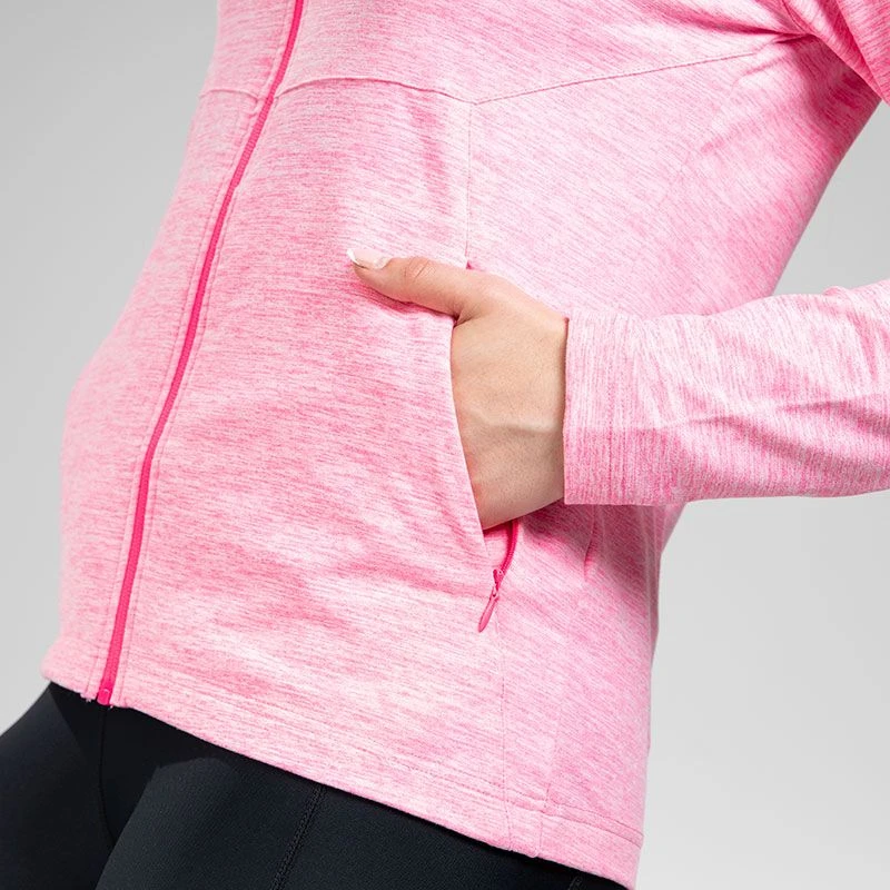 Women's Reece Full Zip Fleece Jacket Pink 5 Women's Reece Full Zip Fleece Jacket Pink - Image 3