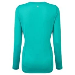 Ronhill Women's Tech Long Sleeve T-Shirt Jade / Grape -Puma Shop rh 005179 wmns tech ls tee rh 00784 jadegrape back