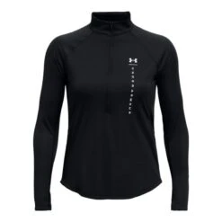 Under Armour Women's UA Speed Stride Attitude Half Zip Top Black / White / Reflective -Puma Shop s7.ps1356218 002 hf