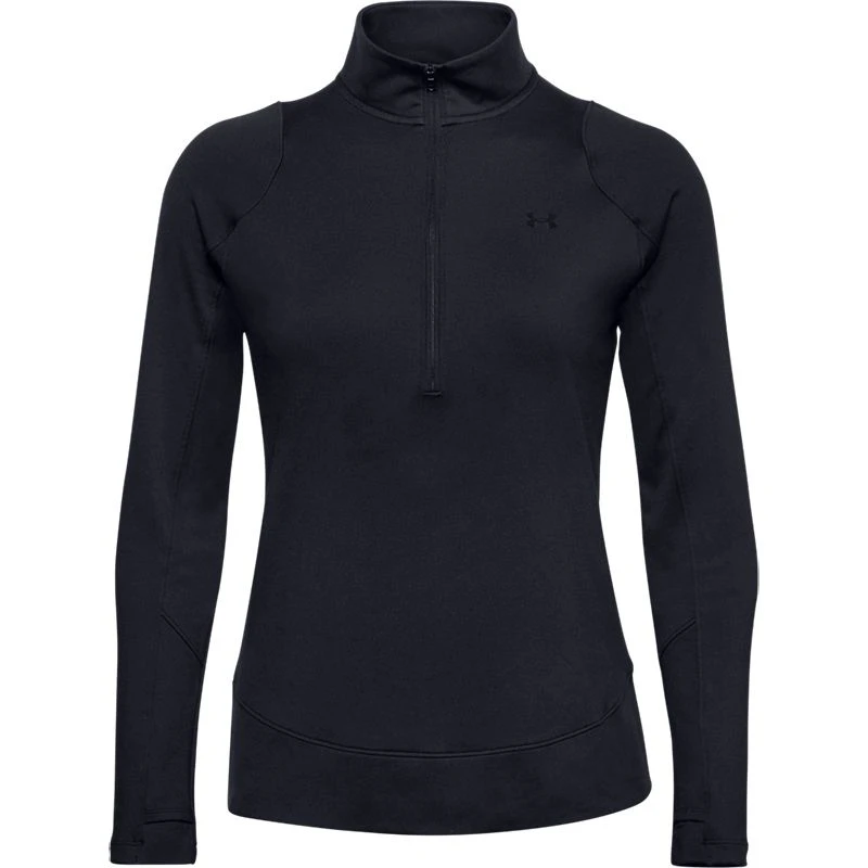 Under Armour Women's Storm Midlayer Half Zip Black / Black 7 Under Armour Women's Storm Midlayer Half Zip Black / Black - Image 5