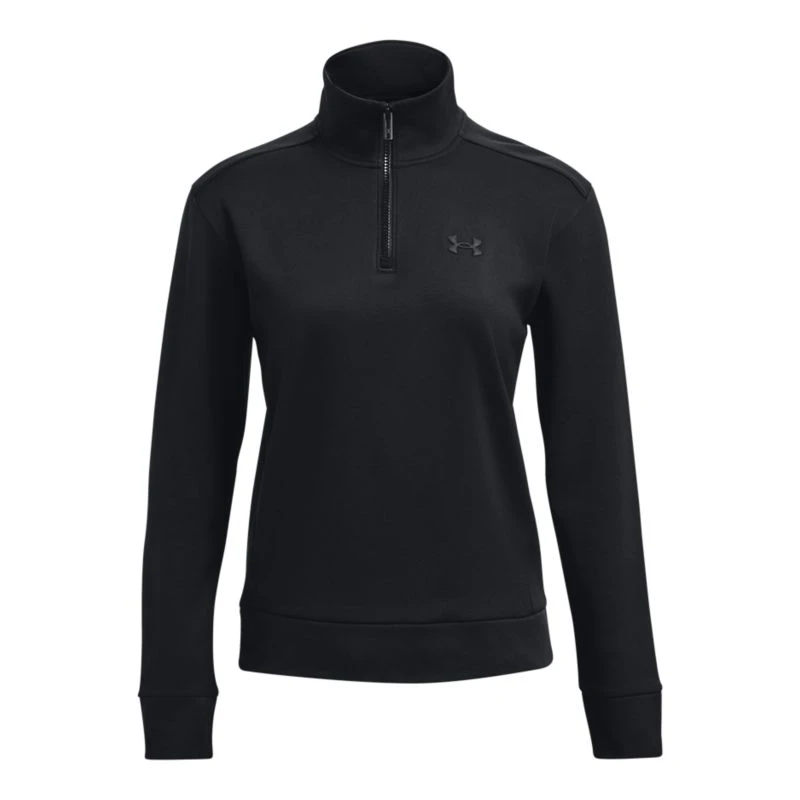Under Armour Women's Quarter Zip Top Black 7 Under Armour Women's Quarter Zip Top Black - Image 5