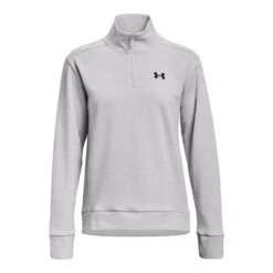 Under Armour Women's Quarter Zip Top Halo Gray Light Heather / Black -Puma Shop s7.ps1373058 014 hf