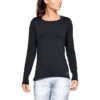 Under Armour Women's HeatGear® Armour Long Sleeve Top Black / Metallic Silver