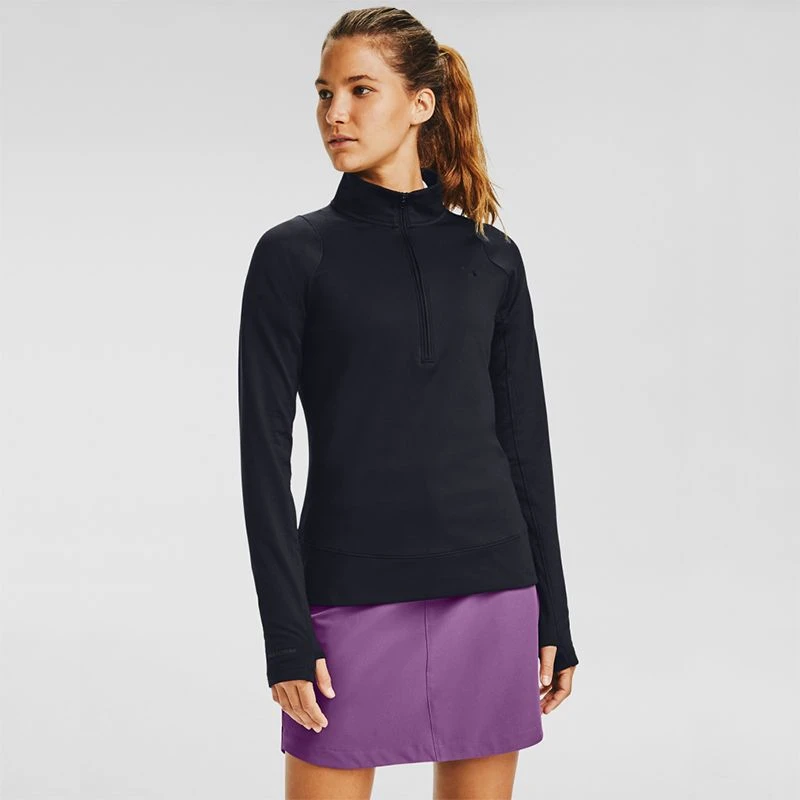 Under Armour Women's Storm Midlayer Half Zip Black / Black 3 Under Armour Women's Storm Midlayer Half Zip Black / Black