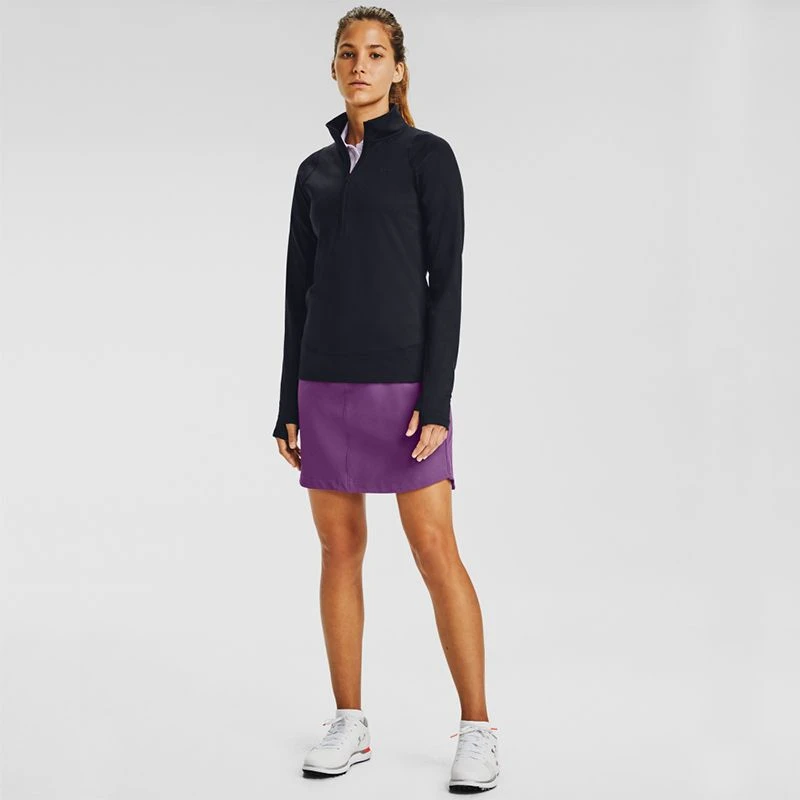 Under Armour Women's Storm Midlayer Half Zip Black / Black 5 Under Armour Women's Storm Midlayer Half Zip Black / Black - Image 3