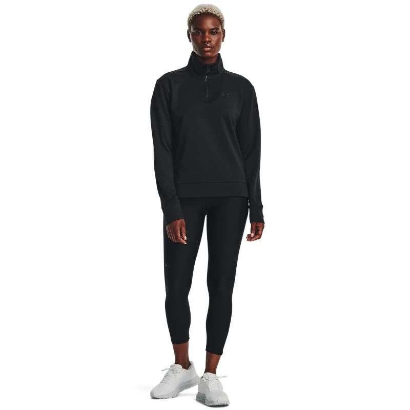 Under Armour Women's Quarter Zip Top Black 5 Under Armour Women's Quarter Zip Top Black - Image 3
