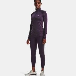 Under Armour Women's UA Tech™ Twist ½ Zip Tux Purple / Retro Purple / Metallic Silver 13 Under Armour Women's UA Tech™ Twist ½ Zip Tux Purple / Retro Purple / Metallic Silver -Puma Shop v5 1320128 541 fsf