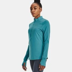 Under Armour Women's UA Qualifier Run 2.0 Half Zip Glacierblue / Glacier Blue / Reflective -Puma Shop v5 1365632 433 fc